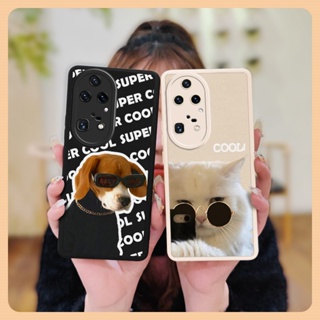 creative Silica gel Phone Case For Huawei P50 Pro luxurious texture simple youth Waterproof Back Cover cute leather funny