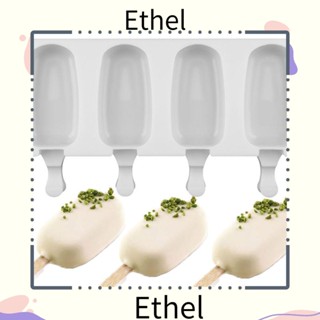 Ethel1 แม่พิมพ์ซิลิโคน 4/8 ช่อง สําหรับทําอาหาร ไอศกรีม ขนมหวาน