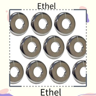 Ethel1 แผ่นครอบวาล์วประปา ชุบไฟฟ้า ABS 1/2 นิ้ว 10 ชิ้น