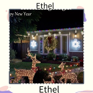 Ethel1 โคมไฟ LED รูปกวางเรนเดียร์ สําหรับตกแต่งบ้าน เทศกาลคริสต์มาส