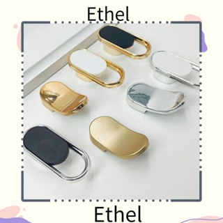 Ethel1 ลูกบิดลิ้นชัก โลหะผสมสังกะสี ติดตั้งง่าย สไตล์โมเดิร์น ทนทาน สําหรับเฟอร์นิเจอร์ ตู้เสื้อผ้า