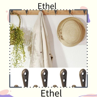 Ethel1 ตะขอโลหะ สไตล์โบราณ สําหรับแขวนกุญแจ 10 ชิ้น