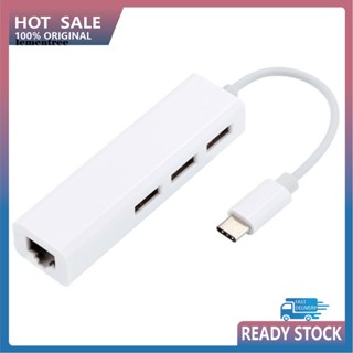 &lt;lementree&gt; ฮับ USB-C ความเร็วสูง แบบพกพา Type-C เป็น USB 20 RJ45 สําหรับคอมพิวเตอร์