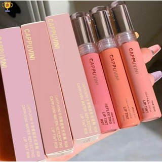 ใหม่ ลิปสติก ลิปกลอส เพิ่มความชุ่มชื้น 6 สี กันน้ํา ติดทนนาน สีแดง เครื่องสําอาง สไตล์เกาหลี TRTH