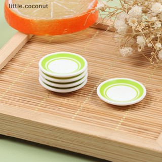 [little.coconut] จานอาหารจิ๋ว ทนทาน อุปกรณ์เสริม สําหรับบ้านตุ๊กตา 1 ชุด