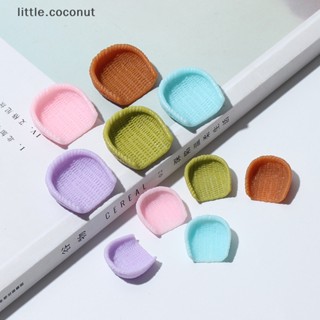 [little.coconut] ตะกร้าเก็บฝุ่น ขนาดเล็ก สําหรับตกแต่งบ้านตุ๊กตา 2 ชิ้น