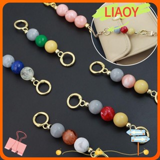 Liaoy สายคล้องกระเป๋า ประดับไข่มุกคริสตัล แบบเปลี่ยน DIY