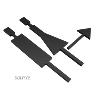 [Dolity2] ป้ายสัญลักษณ์ห้องน้ํา 3D สําหรับจอดรถ ชักโครก ผู้ชาย ผู้หญิง