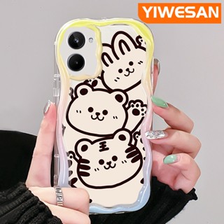 เคสโทรศัพท์มือถือแบบนิ่ม ใส กันกระแทก ลายการ์ตูนสัตว์น่ารัก สําหรับ Realme 10