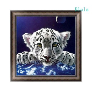 ภาพจิตรกรรมปักครอสติส ลาย Blala Tiger Animal 5D สําหรับตกแต่งบ้าน