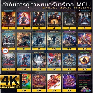 ใหม่! 4K UHD หนัง 4K หนัง มาเวล MARVEL รวมฮีโร่ 4K หนังราคาถูก แอคชั่น เสียงไทย/อังกฤษ/มีซับ ไทย มีเก็บปลายทาง (เสียงแต่