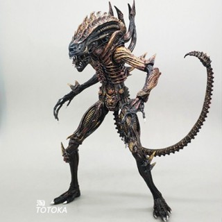 9.9 เหนื่อยมากโมเดลฟิกเกอร์ Alien Dog Wars Predator ขนาด 23 ซม. ของเล่นสําหรับเด็ก NECA E8CX