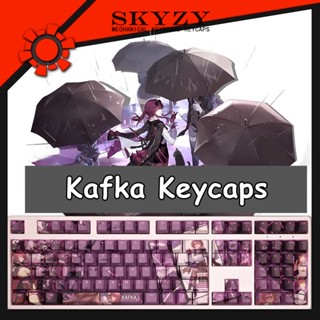 Kafka Keycaps Cherry Profile Honkai Star Rail PBT Dye Sub ปุ่มกดคีย์บอร์ดเชิงกล Keycap