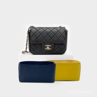 ใหม่ กระเป๋าซับใน ผ้าไนล่อน กันน้ํา ทรงสี่เหลี่ยม สําหรับ Chanel CFmini