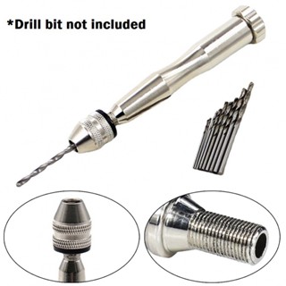 ⚡NEW 8⚡Hand Drill Jewelry Manual Drill Metal Mini Drill Micro Hand Drill Silver