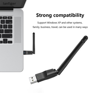 Lanf MT7601 อะแดปเตอร์รับสัญญาณเครือข่ายไร้สาย USB WiFi 150Mbps RTL8188 ขนาดเล็ก สําหรับ PC เดสก์ท็อป แล็ปท็อป 2.4GHz EN