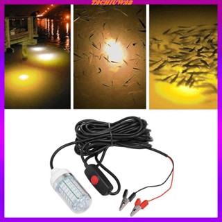 [Tachiuwa2] โคมไฟ LED 108 ดวง 12V กันน้ํา สําหรับตกปลาใต้น้ํา