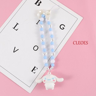 Cleoes เชือกคล้องโทรศัพท์มือถือ ป้องกันการสูญหาย ลาย Kuromi Melody Cinnamoroll