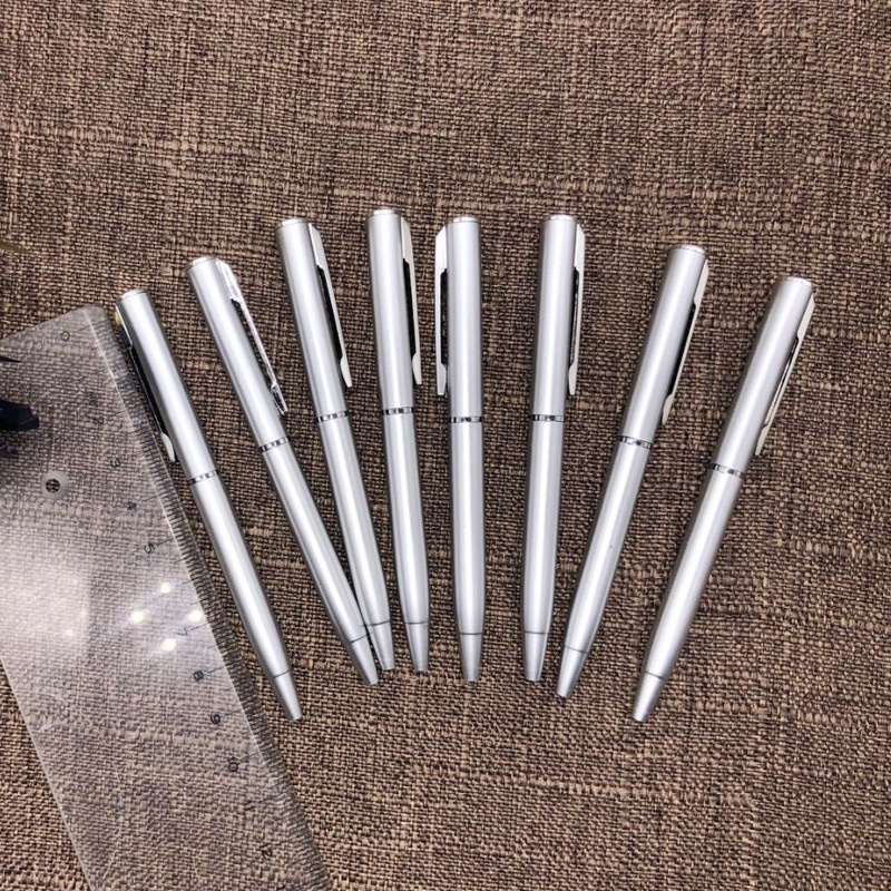 ปากกาลูกลื่นพลาสติก หมุนได้ ขนาดเล็ก 10 ซม. สีฟ้า สร้างสรรค์ เครื่องเขียน การเรียนรู้ 1 ชิ้น