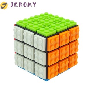 Jeromy บล็อคตัวต่อปริศนา ขนาดเล็ก 10 30 มม. 3x3x3 ของเล่นเสริมการเรียนรู้เด็ก