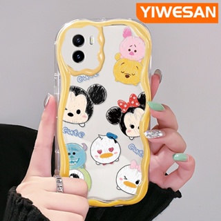 เคสโทรศัพท์มือถือ แบบใส กันกระแทก ลายการ์ตูนมิกกี้ มินนี่เมาส์น่ารัก สีสันสดใส สําหรับ VIVO Y15s Y15a Y01 Y02s