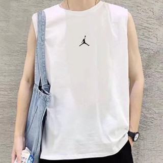 Nike ของแท้ 100% เสื้อกล้าม ผ้าถัก แขนกุด ระบายอากาศ ใส่สบาย เหมาะกับการวิ่ง เล่นกีฬา สําหรับผู้ชาย