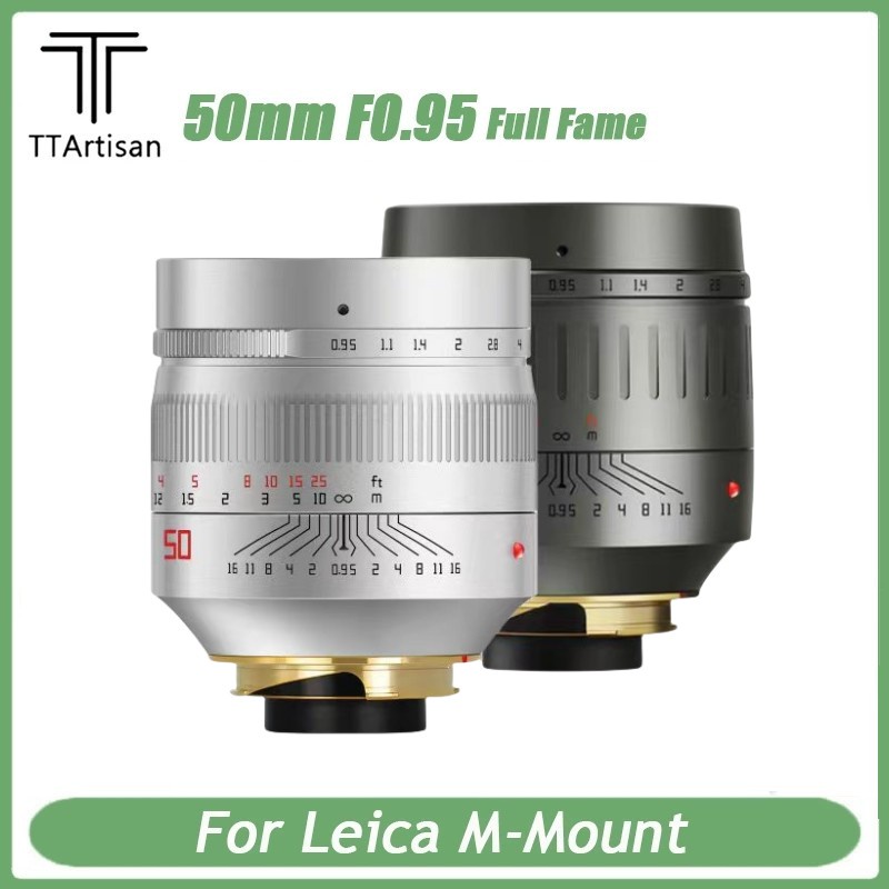 Ttartisan M 50mm F0.95 เลนส์โฟกัสแมนนวล สําหรับกล้อง Leica M-Mount M5 M3 M6 M7 M8 M9 M9p M10