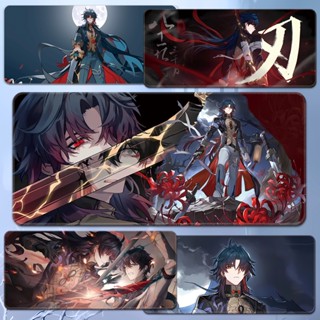 Honkai: Star Rail  Anime game peripheral Blade mouse pad Keyboard pad computer table mat custom Honkai : Star รางอะนิเมเกมต่อพ่วงใบมีดแผ่นรองเมาส์แป้นพิมพ์แผ่นโต๊ะคอมพิวเตอร์ ที่กำหนดเอง