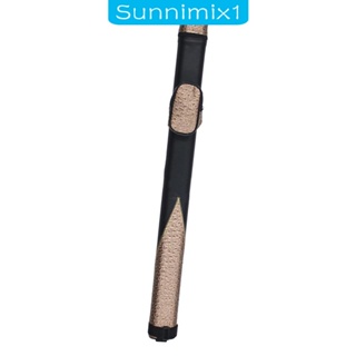 [Sunnimix1] กระเป๋าใส่ไม้คิวพูล บิลเลียด หนัง PU มีซิป สําหรับเล่นสนุ๊กเกอร์ กลางแจ้ง