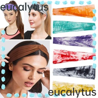 Eucalytus1 ที่คาดผมกีฬา พิมพ์ลาย กีฬา ฟิตเนส ที่คาดผม ผ้าคาดศีรษะ ที่คาดผม ที่คาดผม ผู้หญิง กว้าง