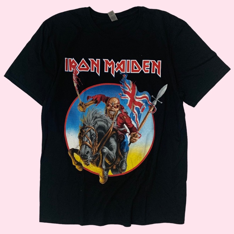 มีหลายสี เสื้อยืด Iron MAIDEN Band - EUROPEAN TOUR 2013 Original Official merch