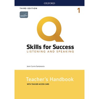 Bundanjai (หนังสือเรียนภาษาอังกฤษ Oxford) Q : Skills for Success 3rd ED 1 : Listening and Speaking Teachers Handbook