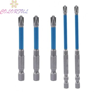 【COLORFUL】Screwdriver Bit Anti-Rust Easy To Work FPH2 For Electricians HRC63 ° Special