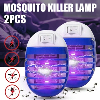 New 2pcs Mosquito Killer Insect Killer Electric LED Insect Lamp Mosquito Trap