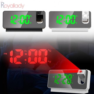 #ROYALLADY#Alarm นาฬิกา หน้าจอ LED ความสว่างสูง ยืดหยุ่น ปิดเสียง หลายมุม สําหรับบ้าน