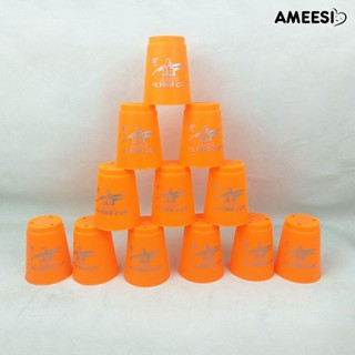 Ameesi 12 ชิ้น ความเร็วสูง ซ้อนถ้วย กีฬา ซ้อน ท้าทาย การแข่งขัน ปาร์ตี้ เกม ของเล่น