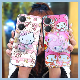 Anti-knock Cute Phone Case For VIVO Y27 4G Anti-dust Kickstand protective glisten Dirt-resistant Cartoon Back Cover Waterproof