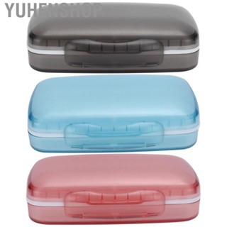 Yuhenshop Portable Pills Organizer Box Container Large  Travel Dampproof