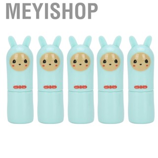 Meyishop 5pcs Empty Lip Balm Tubes Plastic DIY Refillable Container