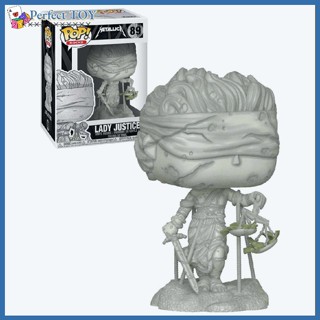 Pst Funko Pop 89 Rocks Metallica Lady Justice ฟิกเกอร์ไวนิล ของเล่นสําหรับเด็ก