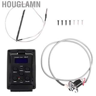 Houglamn 4 Band Pickup EQ Colour Tuner Acoustic Guitar Equalizer Plastic Housing