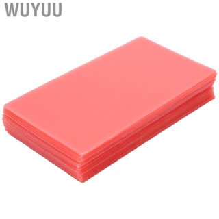 Wuyuu 18pcs Dental Base  Wax Red Dentist Auxiliary Material KAK