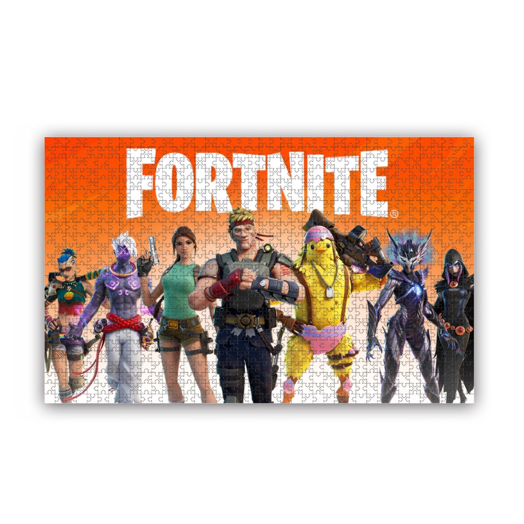 ใหม่ Fortnite 1000 ชิ้นจิ๊กซอว์ปริศนาปริศนาผู้ใหญ่