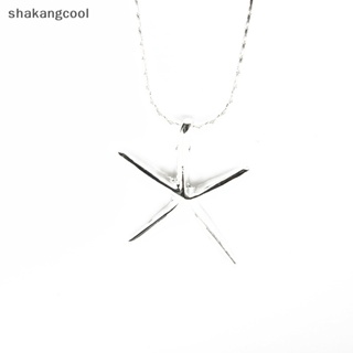 Shakangcool สร้อยคอโซ่ จี้รูปปลาดาวน่ารัก สีเงิน เครื่องประดับแฟชั่น สําหรับผู้หญิง งานแต่งงาน SGL