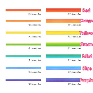 Tape Washi Masking Decorative Sticky Scrapbooking Rainbow Tape Clearance sale