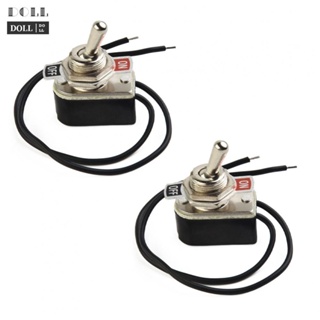 ⭐24H SHIPING ⭐2PCS 2 Foot ONOFF Prewired Rocker Switch SPST 6A125V Reliable and User friendly