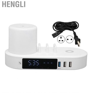 Hengli Clock  Touch Control Colourful Night Light Table Lamp for Bedroom