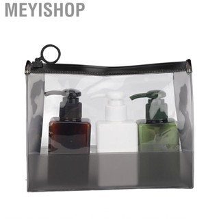 Meyishop Empty Pressed Travel Bottles Set Durable 100ml  Conditioner Recyclable PET with Bag for Dispensing Lotions