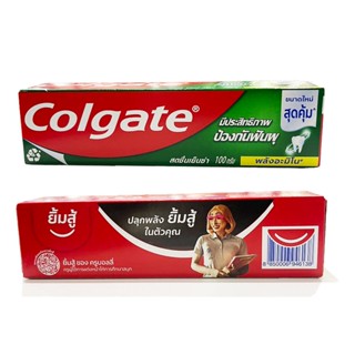 SuperSale63 100 กรัม Colgate สุดค้ม ยาสีฟันคอลเกต Colgate ยาสีฟัน คอลเกต สดชื่นเย็นซ่า 100 กรัม พลังอะมิโน