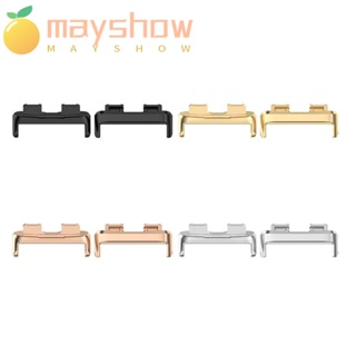 Mayshow อะแดปเตอร์สายนาฬิกาข้อมือ โลหะ 16 มม. สําหรับ Huawei Band 8 2 ชิ้น